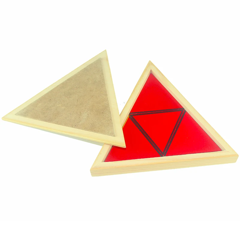 Высококачественная математическая игрушка Монтессори строительный Треугольник