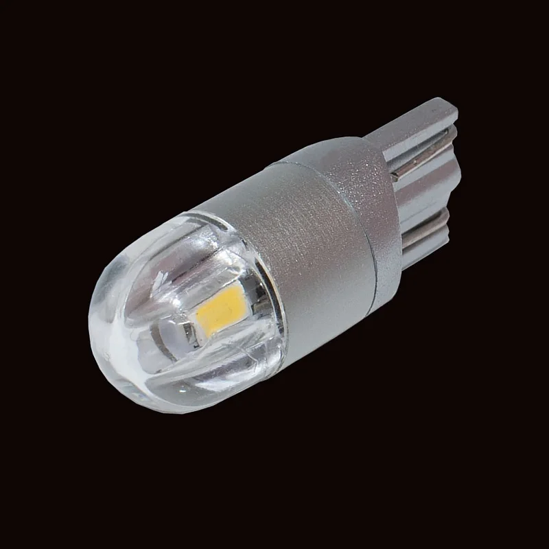 100 шт. автомобисветильник светодиодные лампы T10 2 SMD 3030 габаритные огни W5W WY5W 2SMD