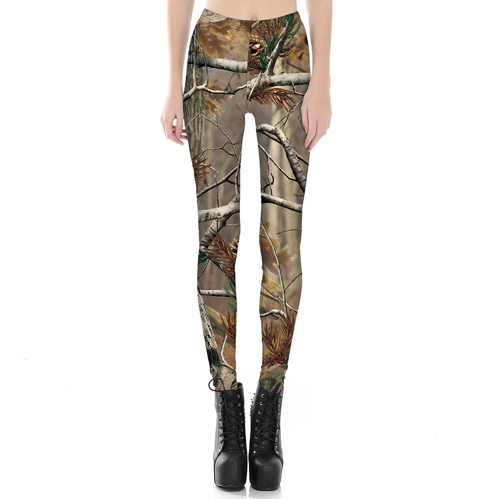 

Women Dead Wood Brunch Print Leggings Fitness Workout Cheerleader Rooter Pants Hiphop Party Elastic Fiber Unisex Trousers