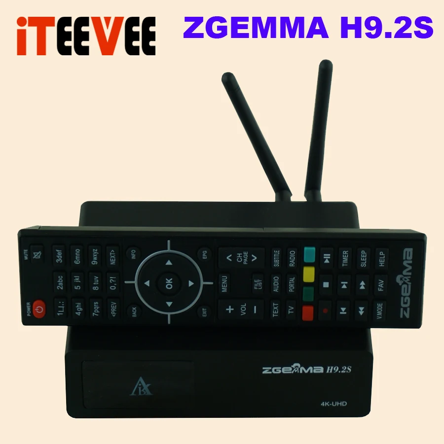 1PC 2021 Новая версия ZGEMMA H9.2S Linux OS Enigma2 Digital 4K UHD спутниковый приемник DVB-S2X+DVB-S2X с двойным тюнером WiFi внутренним