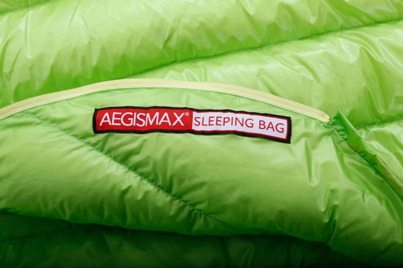 AEGISMAX Сверхлегкий мини-длинный наружный спальный мешок для кемпинга с гусиным пухом для мам, трехсезонный удлиненный пуховый взрослый ленивый мешок