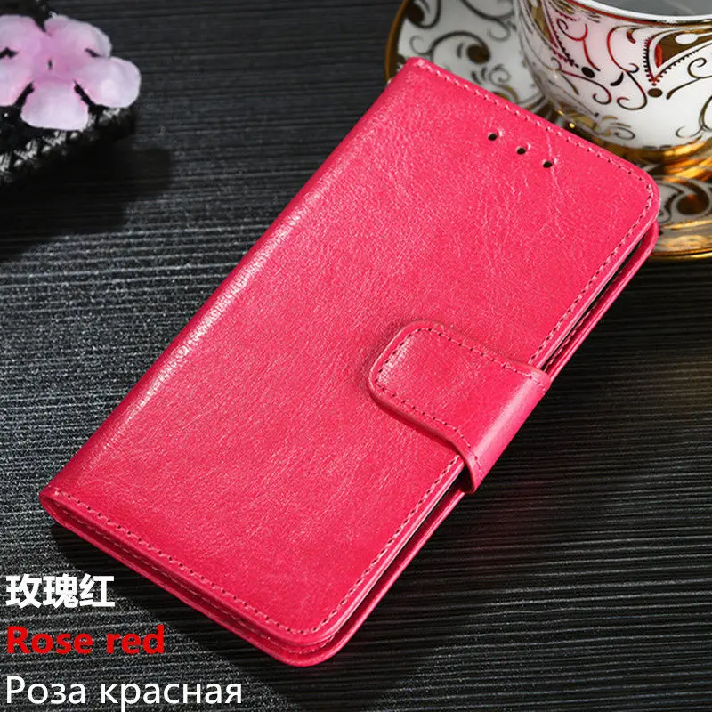 Rose red Huawei p30 pro case Leather Soft Case for huawei p10 plus p10/20 pro p10/p20/p30 lite mate 9 10 20 lite Flip Wallet TPU Cover - Цвет: Rose red