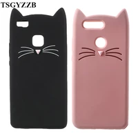 3d cartoon phone case for huawei honor 7a pro 7c 8a 8s y5 2018 y6 prime y7 2019 cute cat ears soft silicone back cover