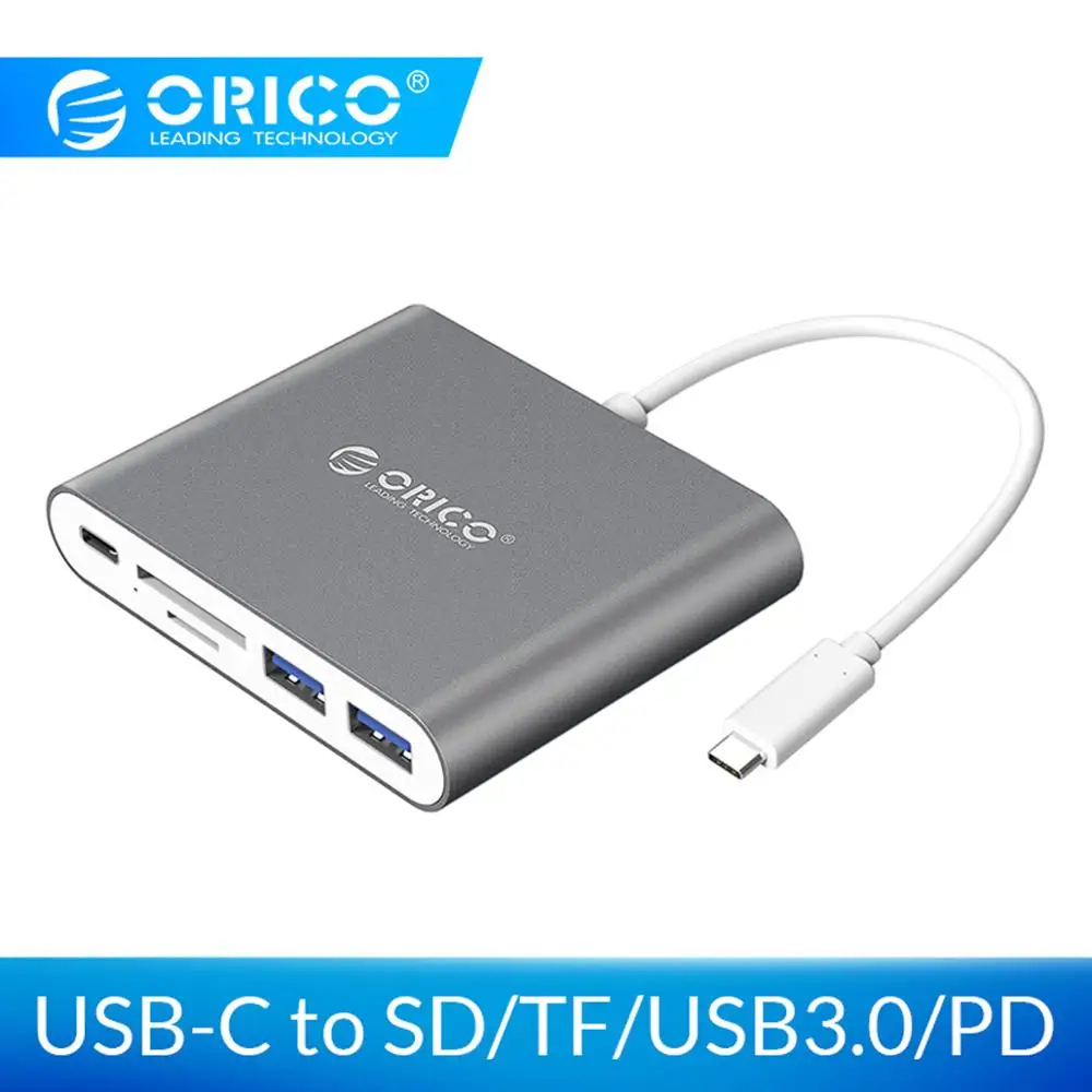 ORICO USB HUB Кабель-Переходник USB C на HDMI RJ45 VGA Тип-C PD адаптер для Mac/samsung Galaxy/huawei Тип C USB 3,0 концентратор