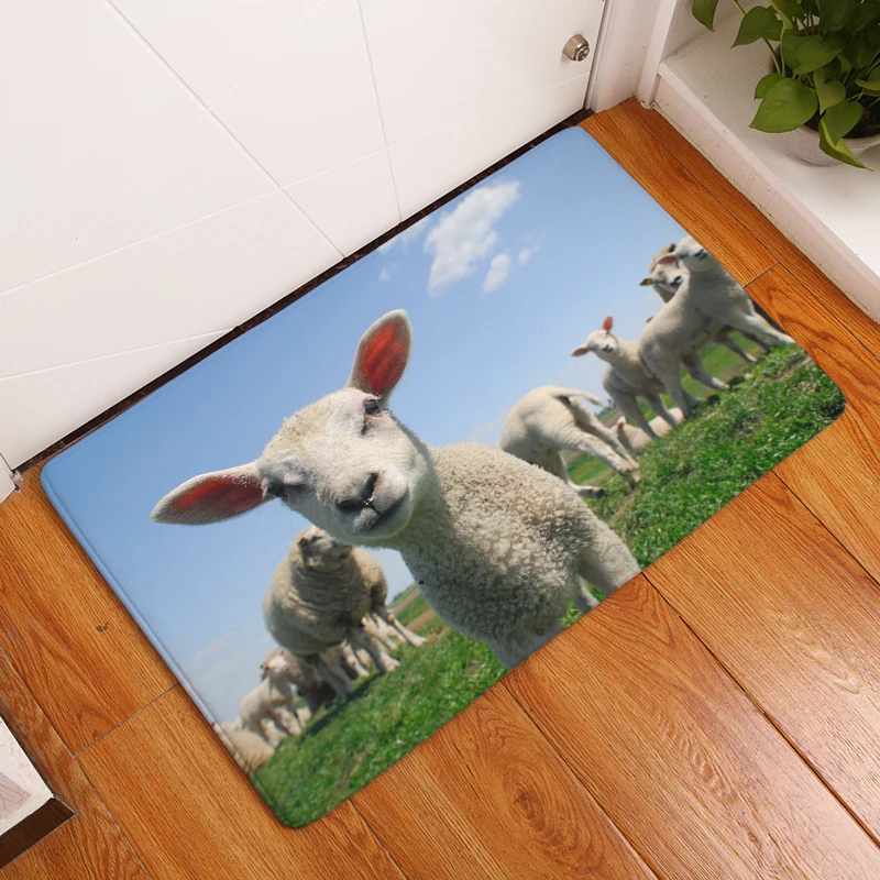 2017 новые Придверные коврики с леопардовым принтом для кухни ванной 40X60or50x80cm | Дом