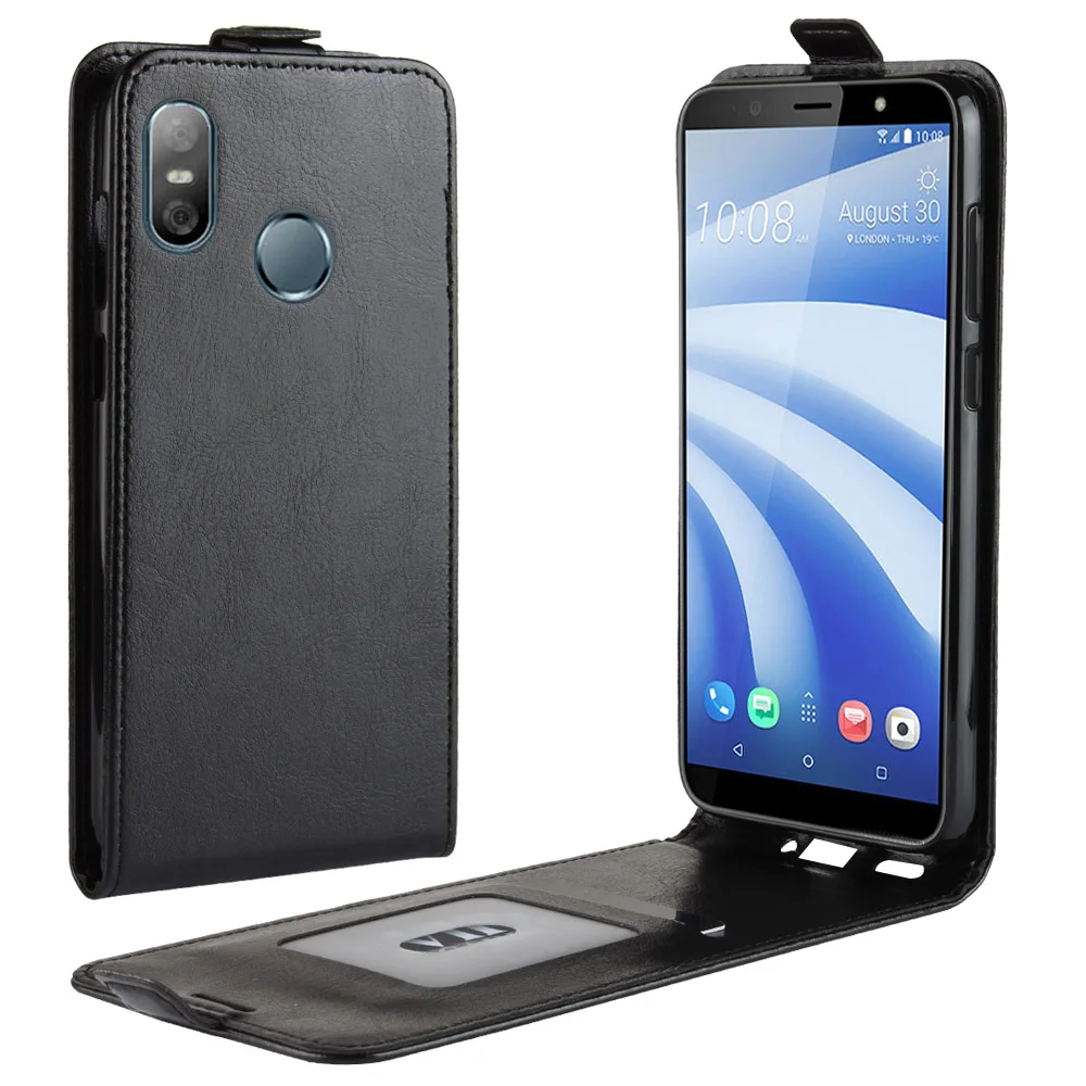 Чехол для телефона HTC Desire U12 Life Plus откидная задняя крышка из искусственной кожи