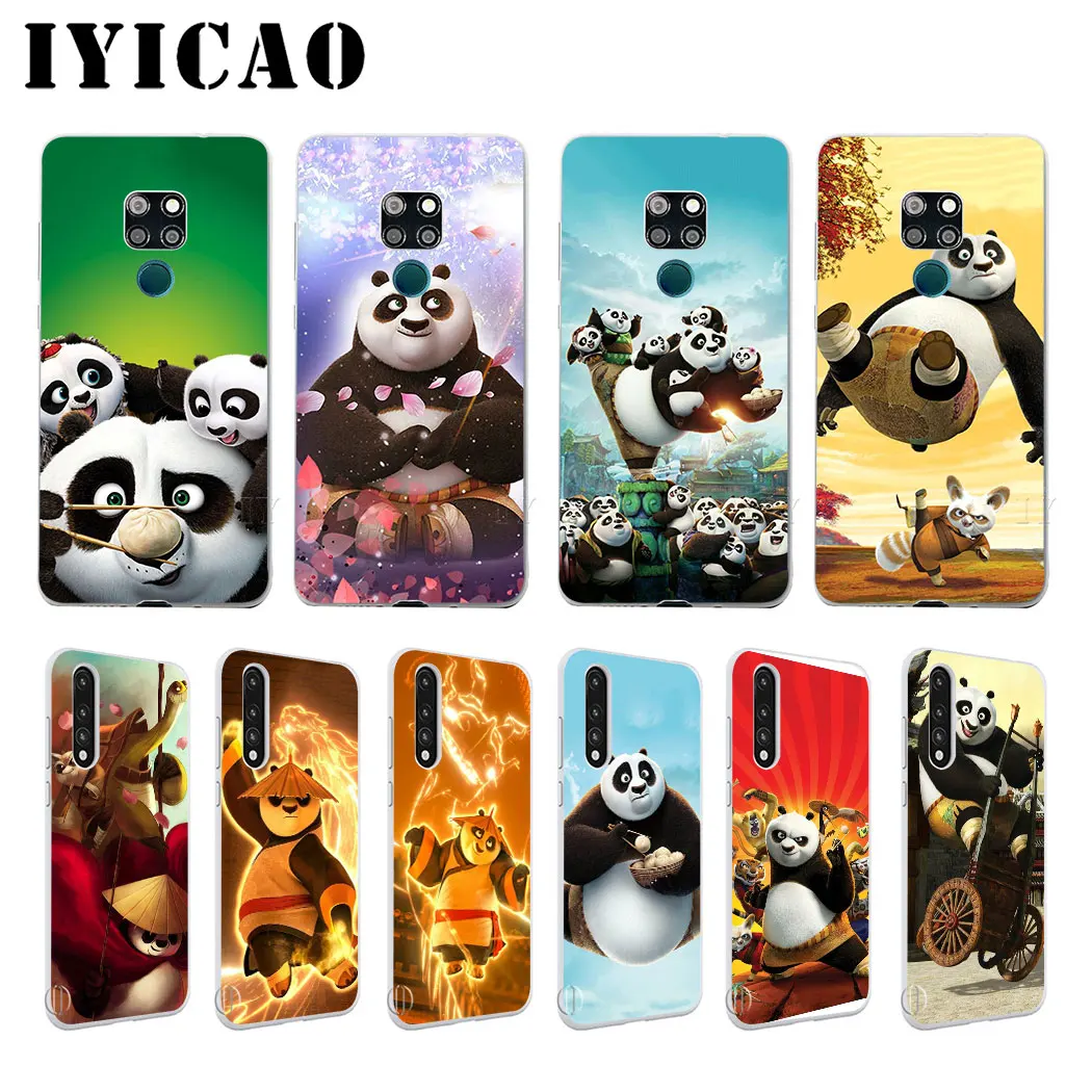 IYICAO kungfu панда для Huawei Mate 20 10 30 Lite Pro Y9 2019 Y7 Y6 Prime 2018 2017 чехол телефона|Чехлы-накладки|