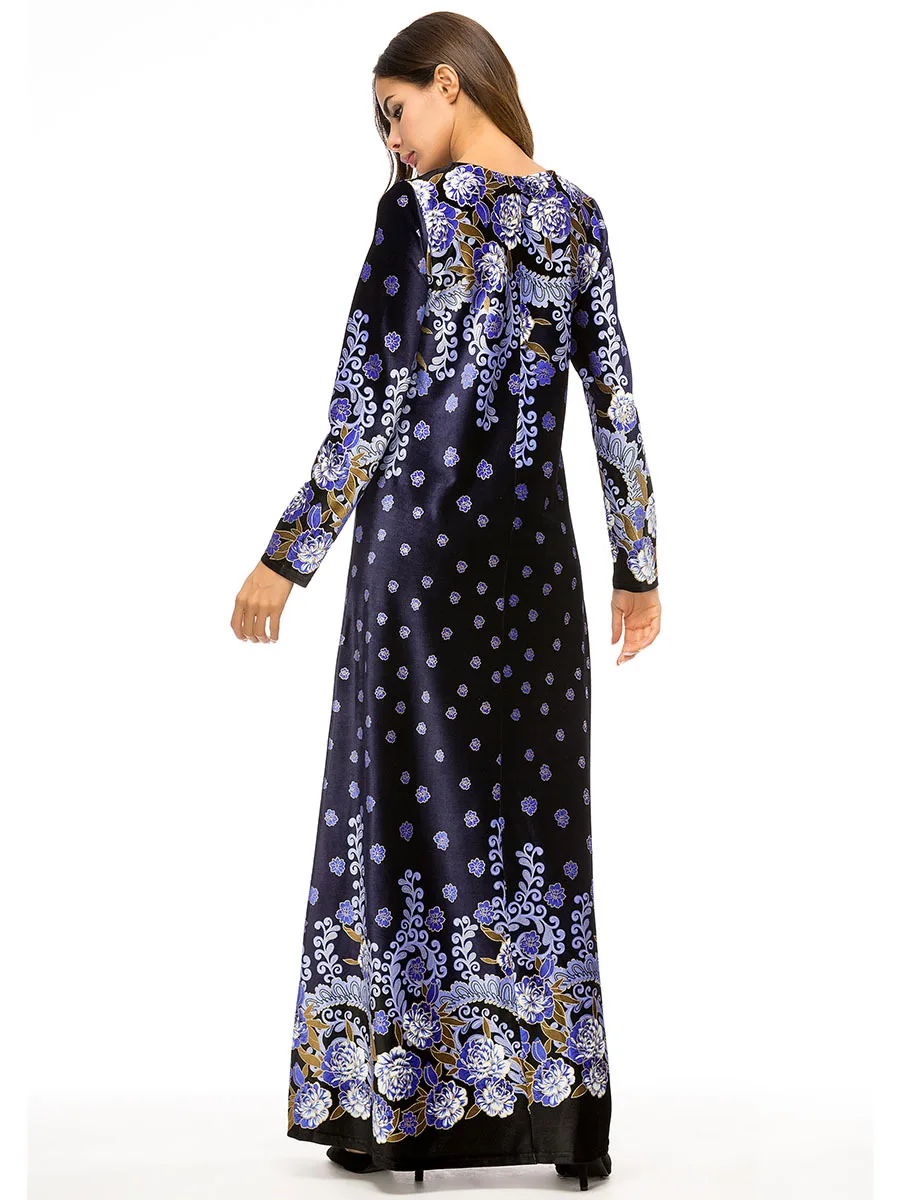 Платье-кафтань в Дубае марокканский кафтановый кафтань для повседневной носки