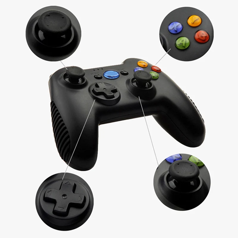 Вибрации g01 2.4 г беспроводной геймпад для playstation ps3 контроллер джойстик android tv box pc