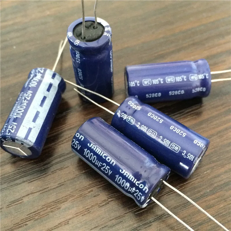 5 шт. 1000 мкФ 25 в JAMICON WG серии 12 5x25 мм низкая ESR долгий срок службы 25V1000uF алюминиевый
