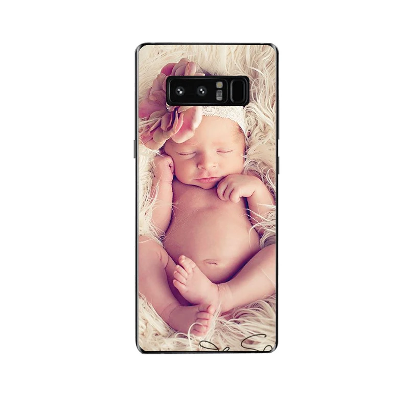 BAUQEE Baby Pattern Phone Case For Samsung Note 8 Cases iPhone X 7 6S Plus Soft TPU+PC Back Full Protector Cover |