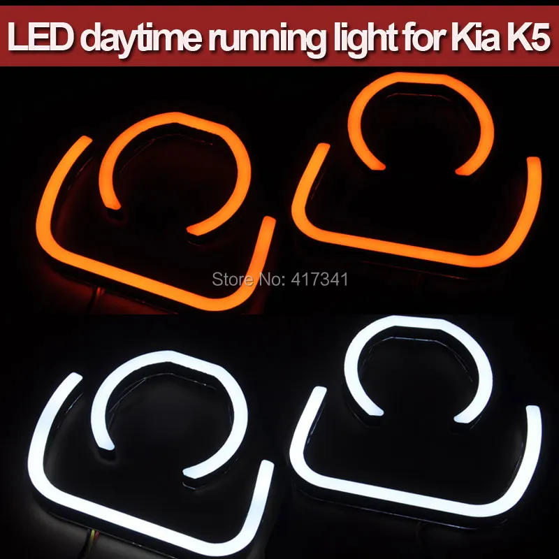 LED Angel Eye полукруглая форма и квадратная 4 шт./лот на заказ DRL меняемые цвета белый