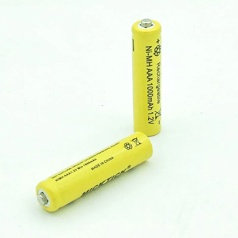 12 шт. В 12X1 2 в AAA aaa 3A 7 # Ni-MH батарея 1000 мАч аккумуляторные батареи batteria Цифровые
