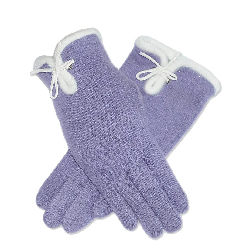 2017 Осень Зима Новые Модные женские кашемировые теплые перчатки с сенсорным