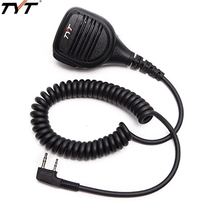 TYT IP54 MD 380 2 PTT удаленный водонепроницаемый плечевой микрофон Микрофон для 390 TH