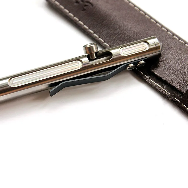 Murah Kualitas Tinggi Sederhana Titanium Alloy EDC Baut Pen Pertahanan Taktis Pena Tanda Tangan EDC Jendela Rusak Pena Titanium Pena Hadiah Mewah