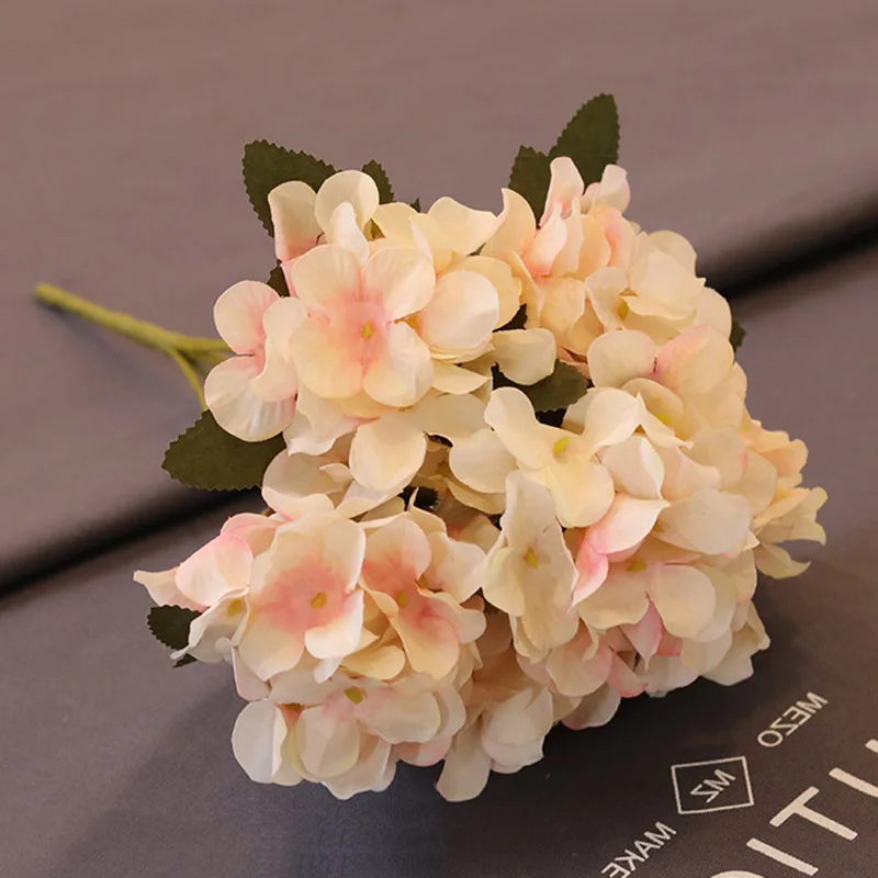 6 головы/Букет искусственная Гортензия шелковые цветы Свадебный букет