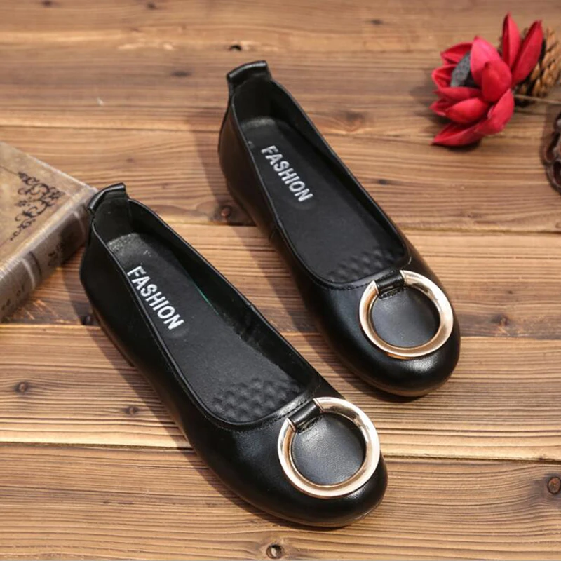 

Fashion Genuine Leather Women Flats Shoes Female Casual Flat Women Loafers Moccasin Women's Shoes footwear zapatos mujer c746