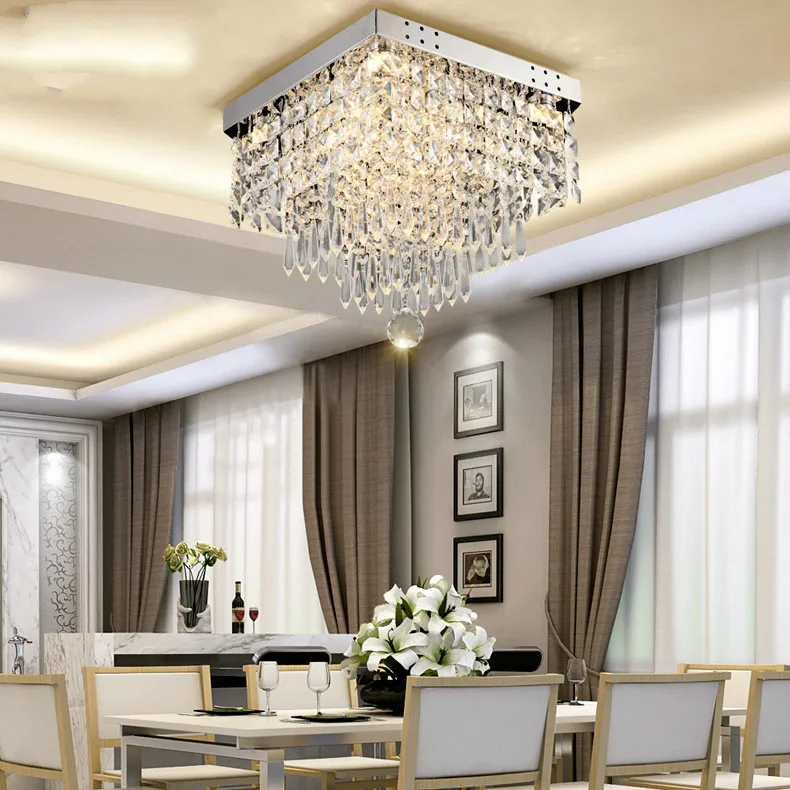Хрустальная люстра для коридора 30 см потолочная лампа хрустальная светодиодная