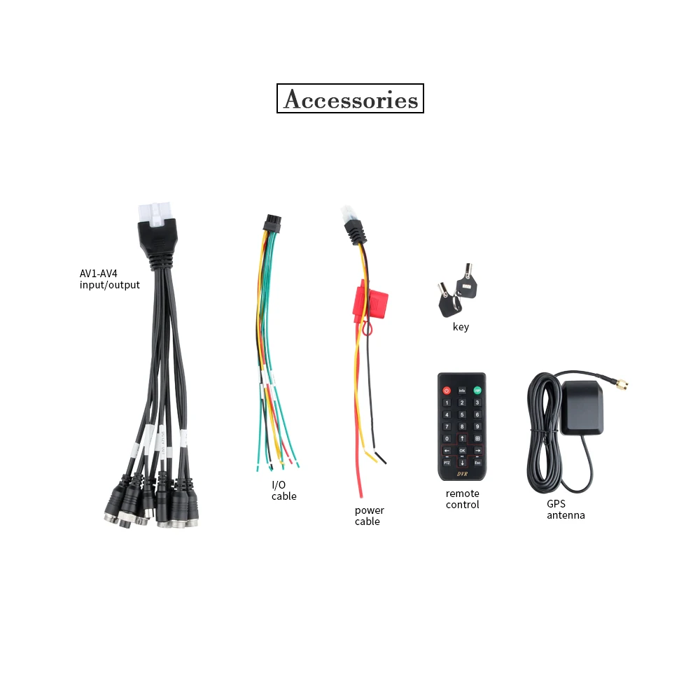 GISION 4CH gps трек MDVR 1080 P g сенсор видеонаблюдение хост поддержка 2 ТБ жесткий диск