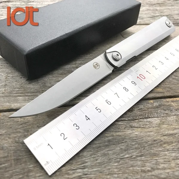 Silver All Steel LDT Zebra MS2 складной нож 9Cr8Mov лезвие стальная ручка для кемпинга охоты выживания карманные ножи Военный Открытый Нож EDC инструменты - Цвет: Silver All Steel
