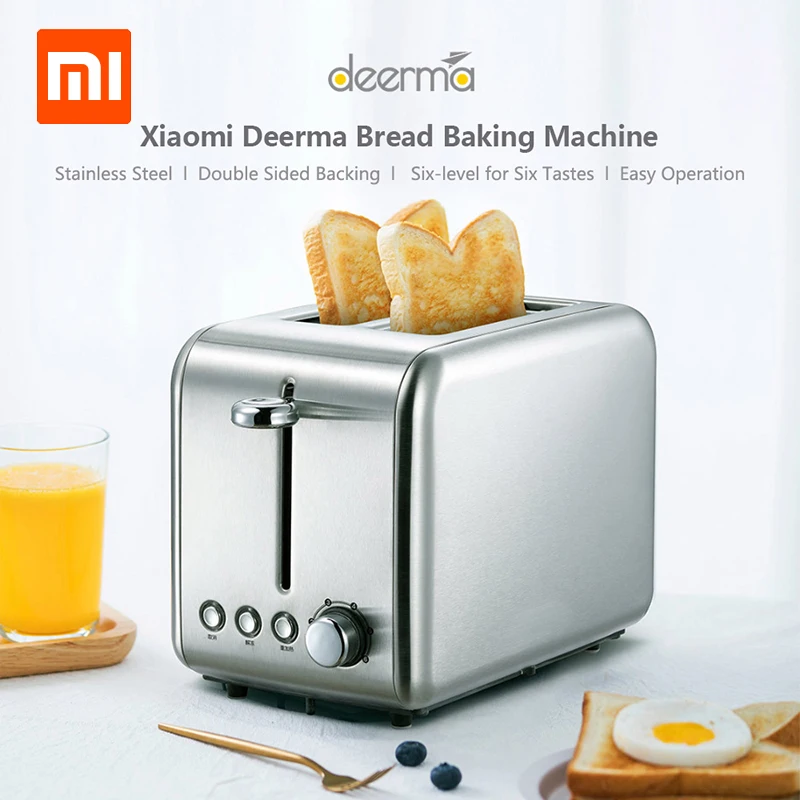 Xiaomi Deerma электрический тостер для хлеба из нержавеющей стали Бытовая Машина