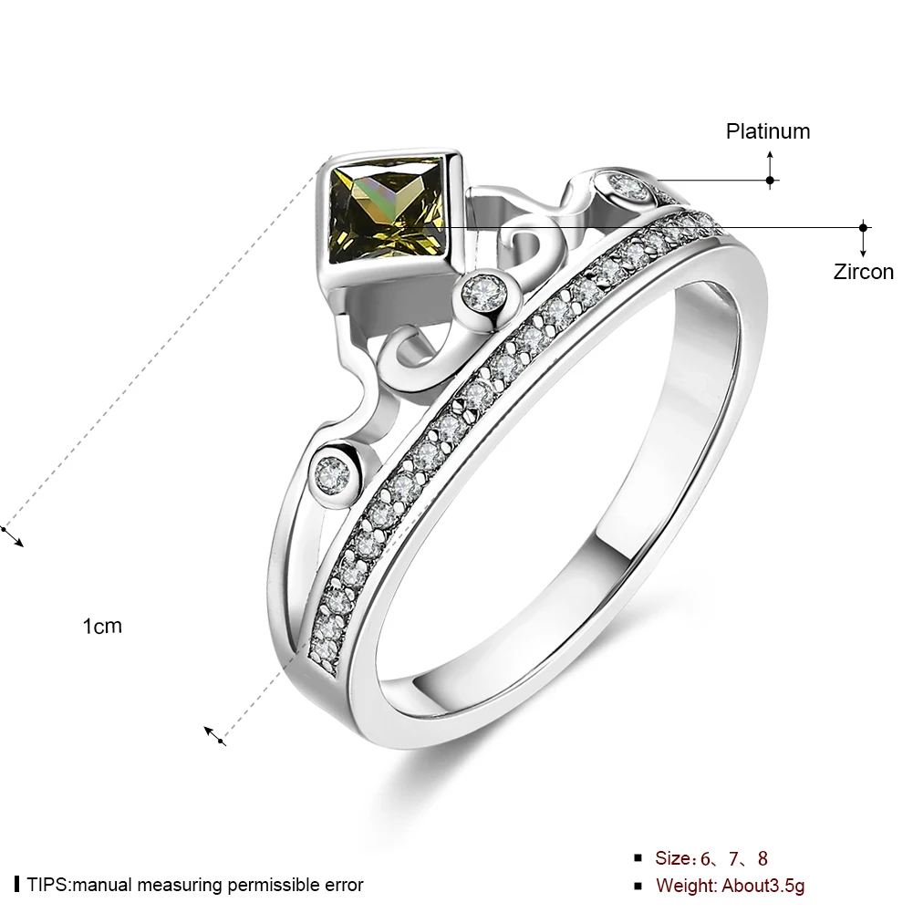 Мода стерлингового серебра Crowm Форма принцессы кольца для|ring|ring fashionring ring |
