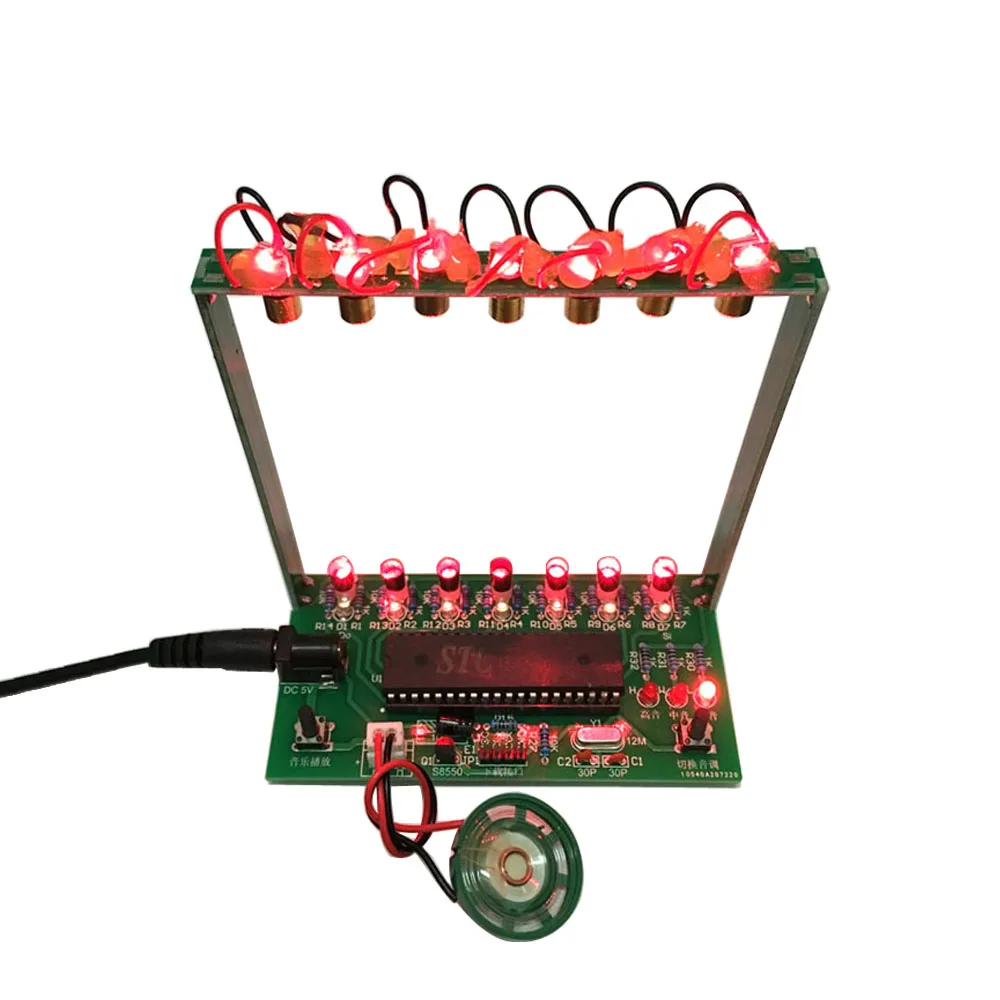 CNIKESIN DIY наборы 51 SCM Лазерная арфа электронный орган фортепиано Музыкальная
