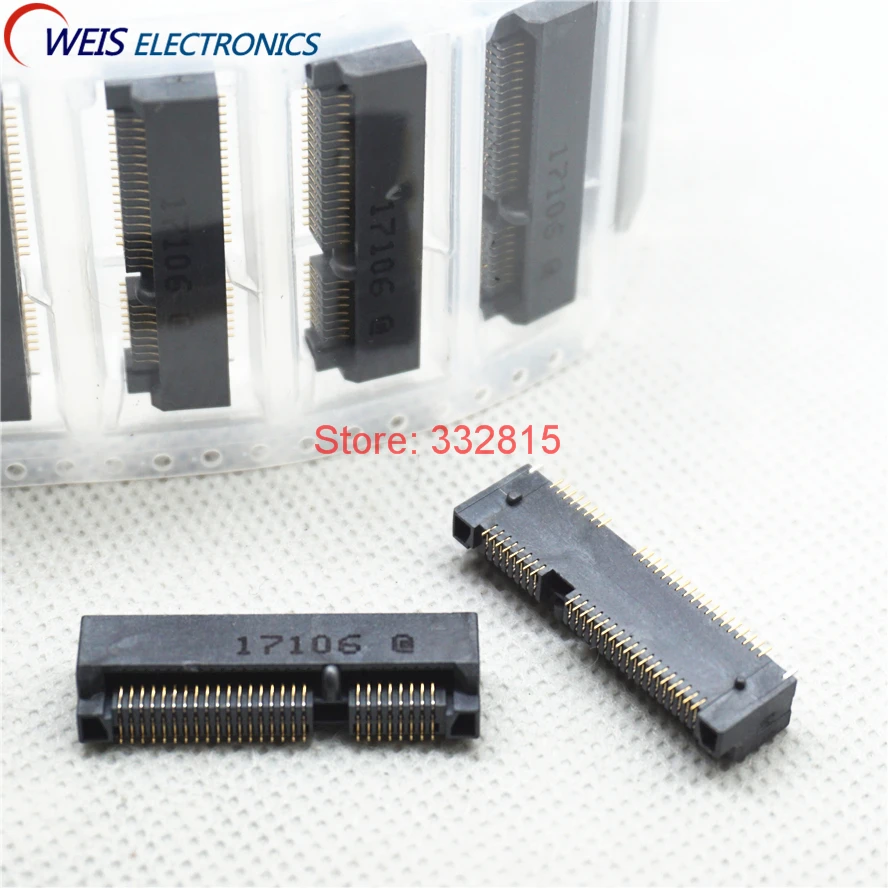 Разъем MINI PCIE PCI E 52 контакта 4 0/5 2/5 6 мм 50 шт.|socket connector|sockets 2mm |