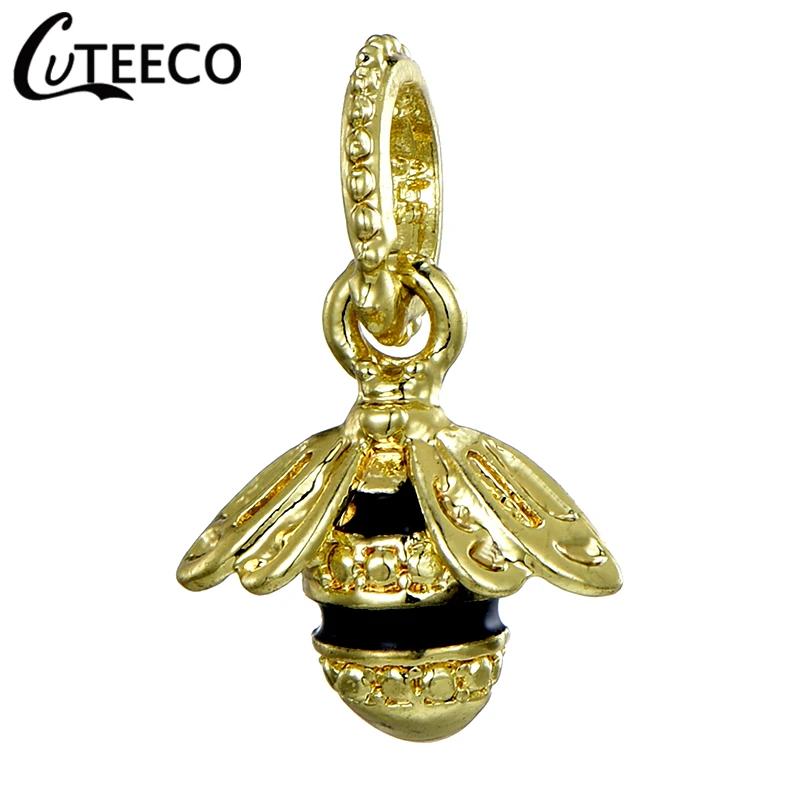 CUTEECO европейские Подвески золотого и серебряного цвета с пчелиными бусинами