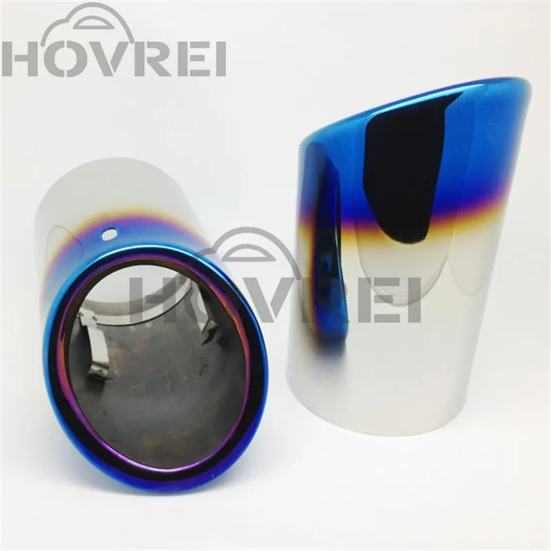 2 шт./лот автомобильный Стайлинг из нержавеющей стали глушитель наконечник трубы