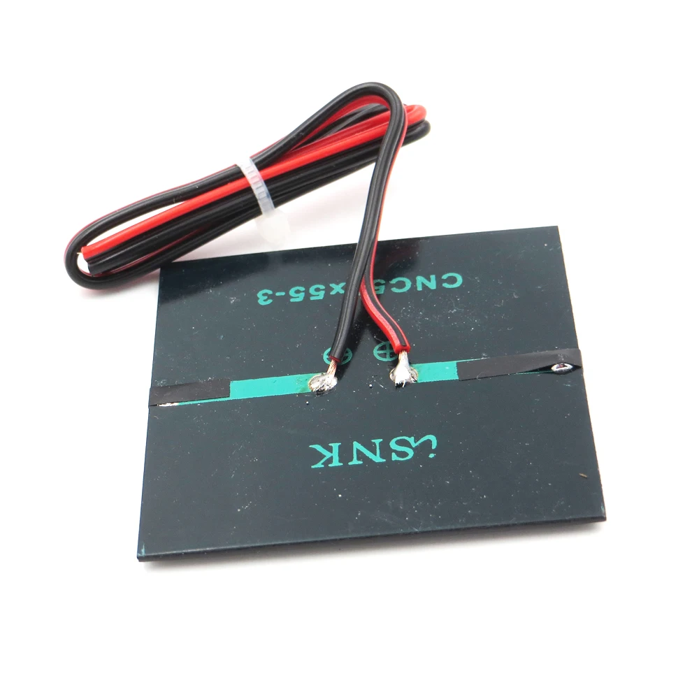 3 V 120mA 0 36 ватт продлить провода Панели солнечные поликристаллические кремниевые