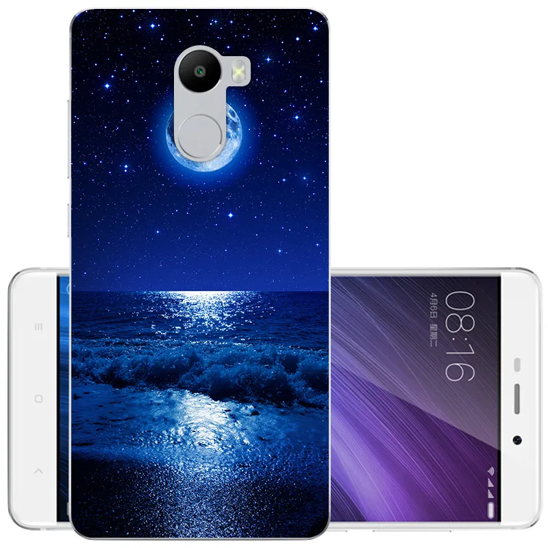 YLH CROWNPRO для Xiaomi Redmi 4 чехол силиконовый для Redmi 4 ТПУ чехол задняя крышка для Xiaomi Redmi4 16 Гб мягкие чехлы Защита для телефона - Цвет: YLH