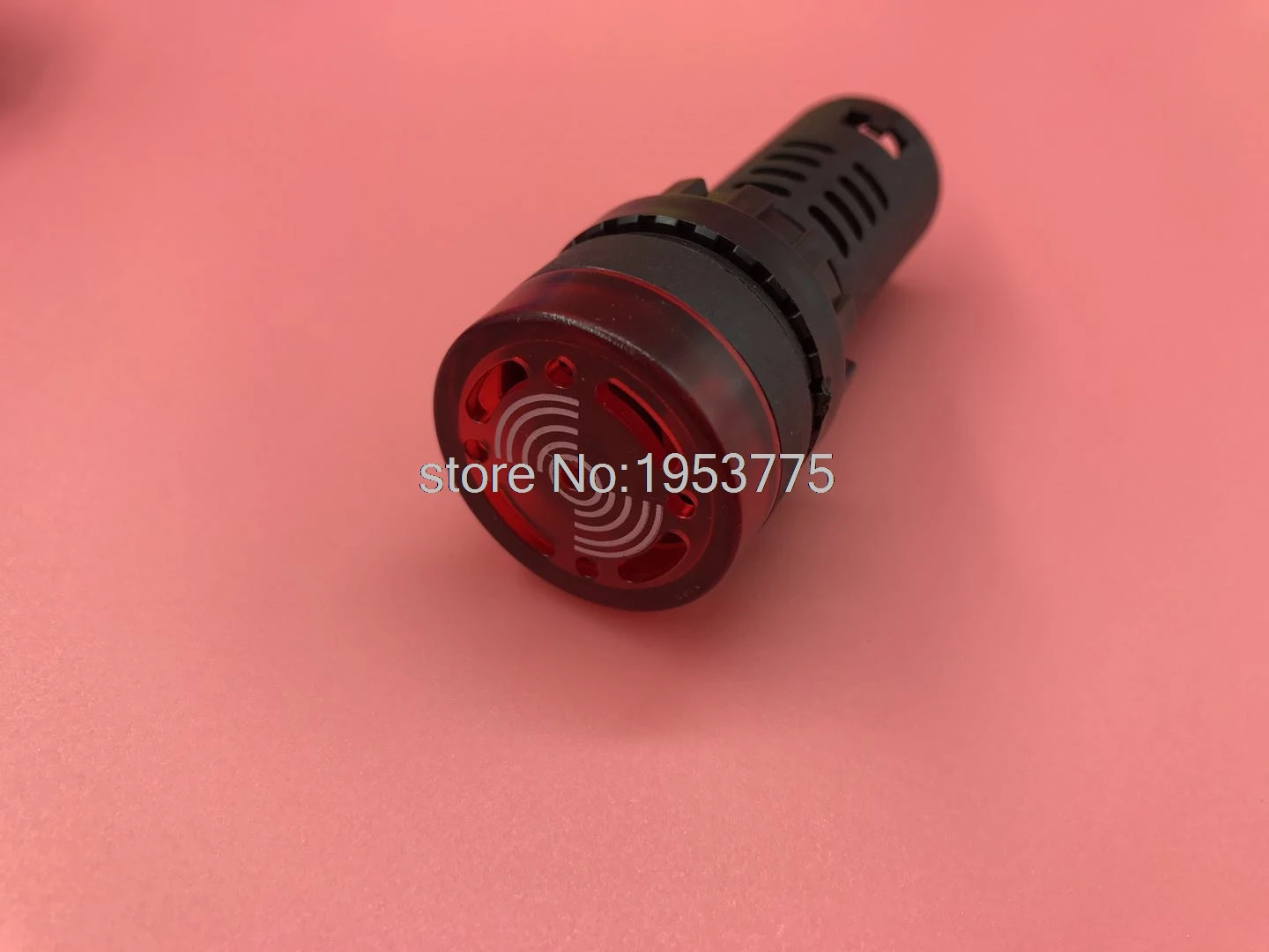

1PCS 12VDC 22mm Diameter Red LED Indicator Light with Buzzer 60mm Height