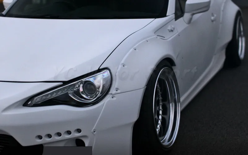 FRP Fiber Glass GRD X RB Ver.2 Style Front Bumper with Lip Led Rod Fit For GT86 FT86 ZN6 FRS BRZ ZC6 Kit | Автомобили и мотоциклы