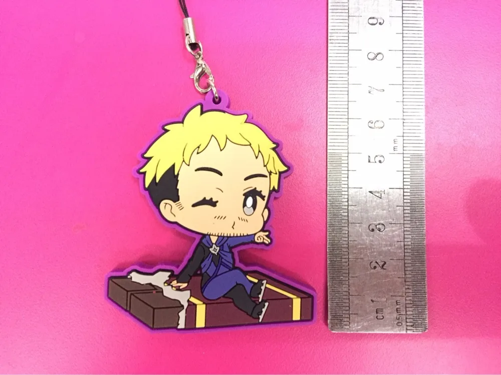 1 шт. на льду аниме брелок Виктор Никифоров Katsuki JJ Отабек Yuuri плисецкий каучуковый