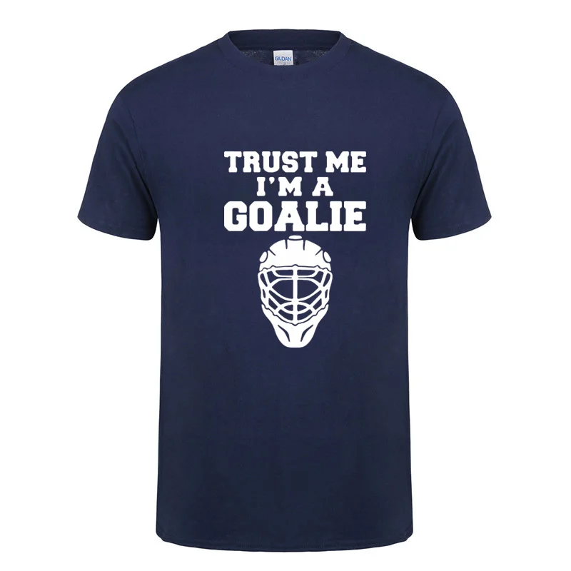 Футболка с надписью Trust Me I'm A Goalies забавный подарок на день рождения для ледяного