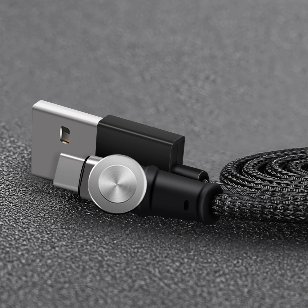 Магнитный кабель Sinstar для быстрой зарядки 180 градусов Тип C Micro USB Iphone Android типа |
