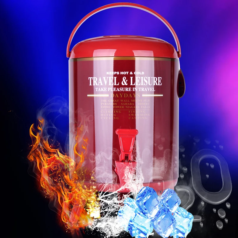 9.5L Keep Hot/cold Commercial Heat preservation barrels for water coffee drink tea soybean milk IDB-1000ISH 1pc | Бытовая техника