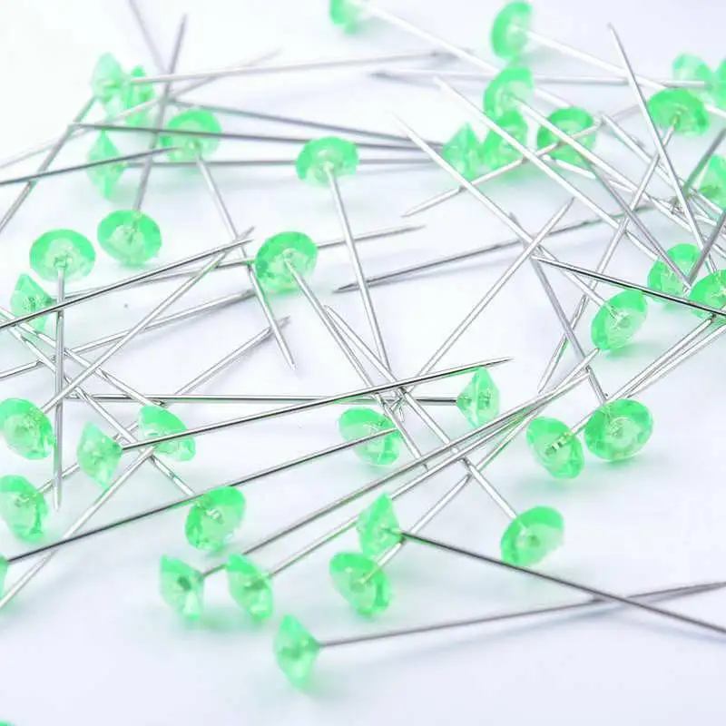 Neon Green Бриллиантовые заколки на пуговицах свадебные букеты с цветочным принтом - Цвет: Neon Green