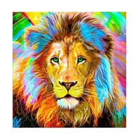 diamond painting cross stitch diy diamond embroidery new european and american home decoration painting color lion