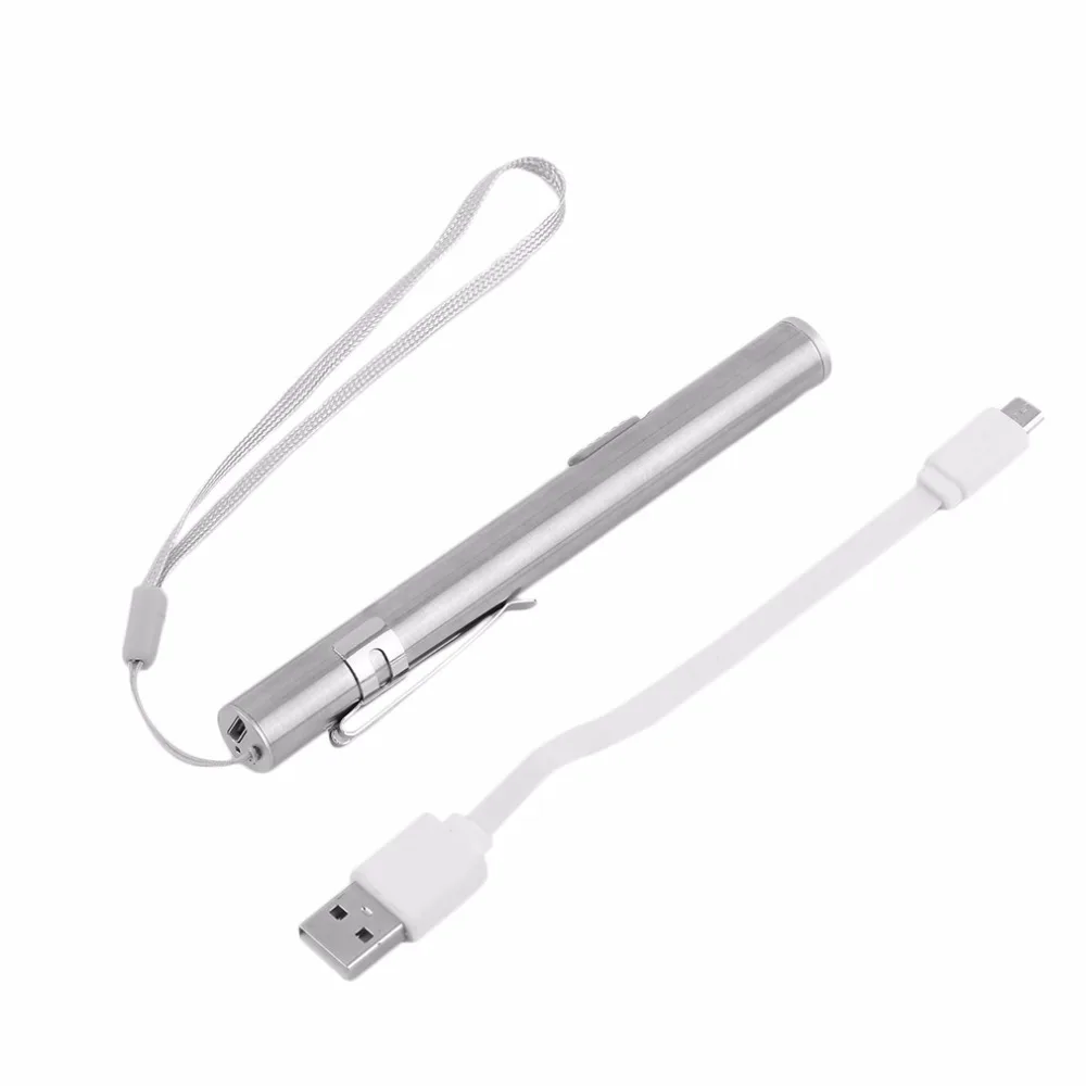 Креативный USB Перезаряжаемый светодиодный фонарик мощный мини фонарь
