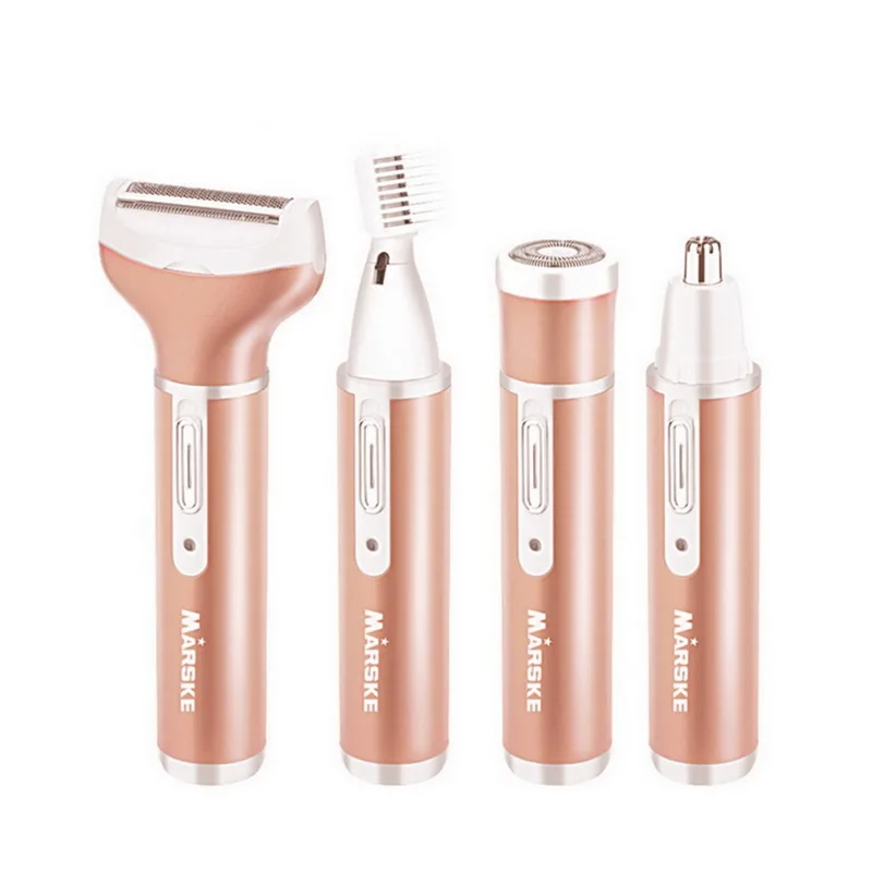 Bfaccia Hot 4 in 1 Women Epilator Electric Female/Man Rechargeable Bikini Trimmer Body Portable Facial Hair Removal Shaver Set | Красота и