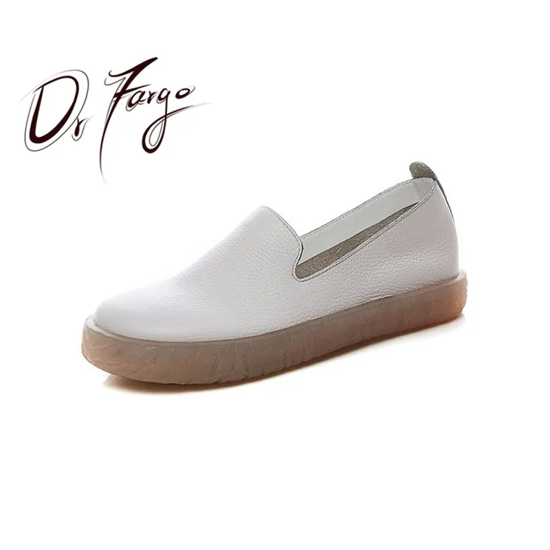 DRFARGO/Женская обувь из натуральной кожи без шнуровки на плоской подошве женская