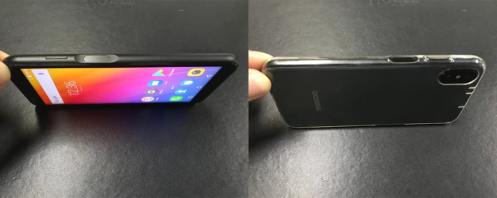 Новинка DOOGEE X55 смартфон 5,5 ''18:9 HD MTK6580 четырехъядерный 16 Гб rom Двойная камера 8,0 МП Android 7,0 2800 мАч боковой отпечаток пальца