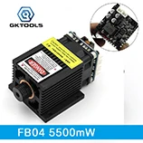 GKTOOLS 445nm 2500 мвт 12 В лазерный модуль DIY гравировальный станок с ЧПУ по дереву станок для резки поддержка ttl/мощности с ШИМ Регулируемый Фокусируемый FB042500