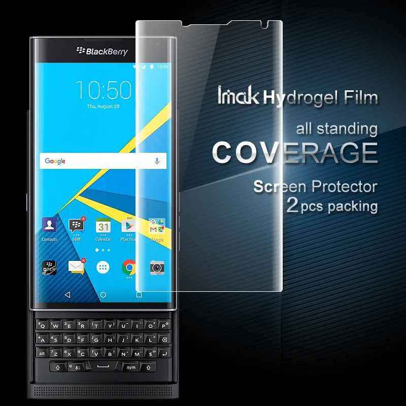 Для BlackBerry Priv защитная пленка iMAK гидрогель покрытие мягкая для Венеция защита