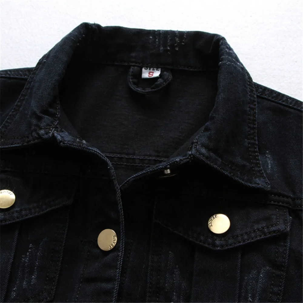 Шанхай история в винтажном стиле Осень зима Для мужчин длинный рукав деним