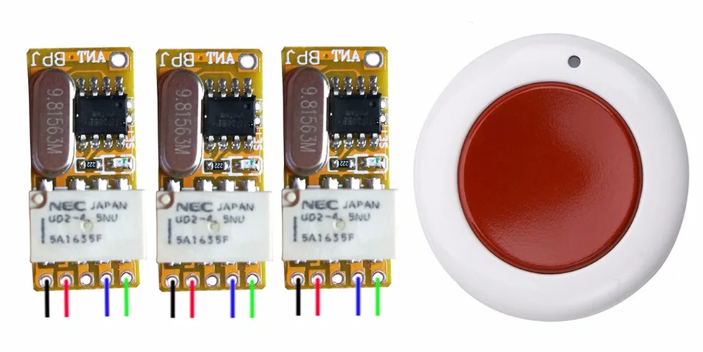 Беспроводной пульт дистанционного управления переключатель постоянного тока 3 5