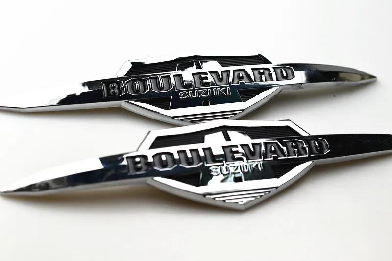 Мотоцикл хромированный топливный бак табличка адаптер Комплект декоративные